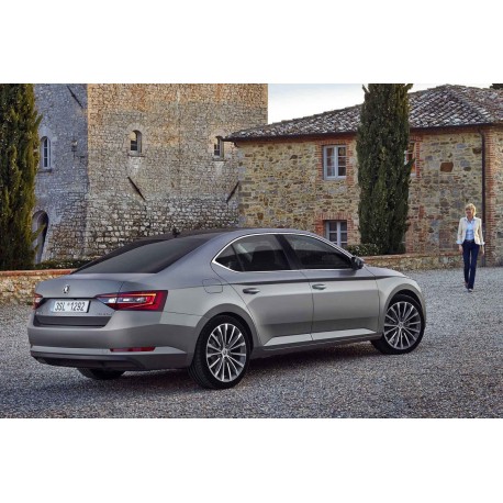 Film Solaire Teinté Pour Vitres Avant Skoda Superb Break (2015-...) - Teinte 50% Noir Fumé, Anti-UV 99% - 8